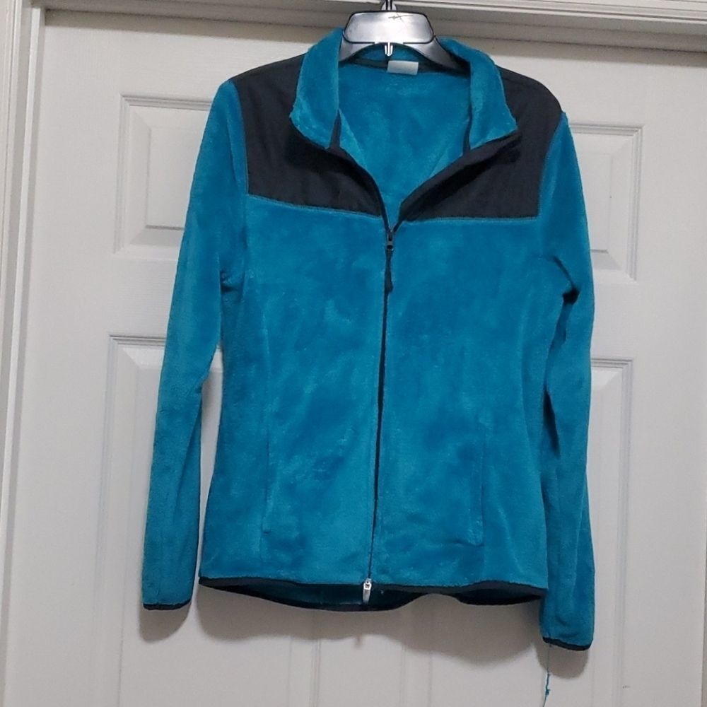 ❣️Danskin now blue black fleece jacket